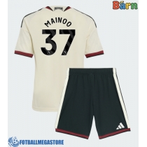 Fotballdrakt Barn Manchester United Kobbie Mainoo #37 Tredjedraktsett 2026-27 Kortermet (+ Korte bukser)
